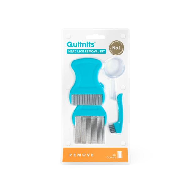 QUITNITS HEAD LICE REMOVAL KIT COMB TWIN PACK