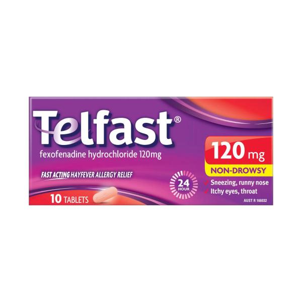 Hayfever Allergy Relief 120mg Antihistamine Tablets