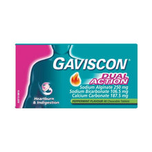 Dual Action Tablets Heartburn and Indigestion Relief Peppermint