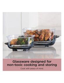 Crispi&trade; 4-in-1 Portable Glass Air Fryer FN101PKANZ
