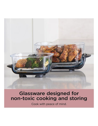 Crispi&trade; 4-in-1 Portable Glass Air Fryer FN101PKANZ