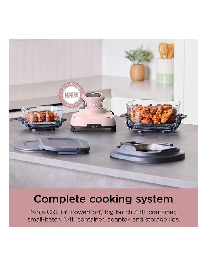 Crispi&trade; 4-in-1 Portable Glass Air Fryer FN101PKANZ