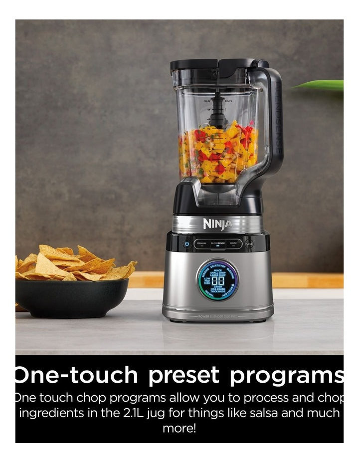 Detect Duo Power Blender Pro + Single Serve TB302SLANZ in Silver