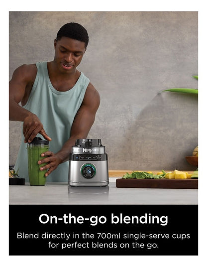 Detect Duo Power Blender Pro + Single Serve TB302SLANZ in Silver