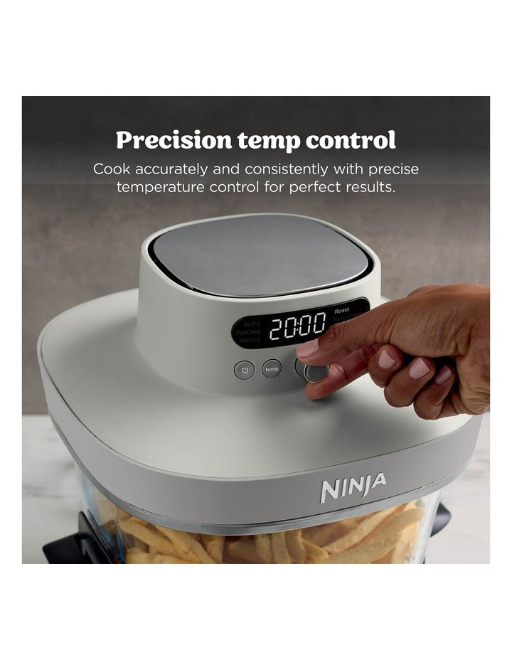 Crispi Pro 6-in-1 Countertop Glass Air Fryer in Bone AS101WHANZ