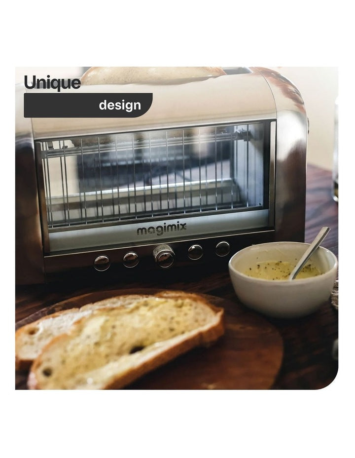Vision Toaster 11538AU in Matte Chrome