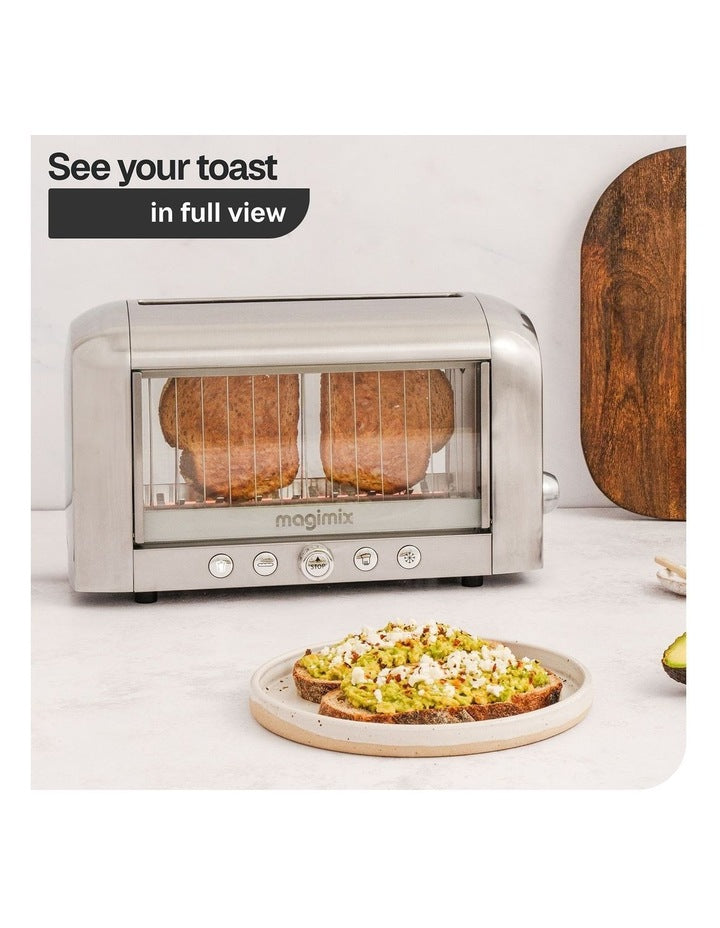 Vision Toaster 11538AU in Matte Chrome
