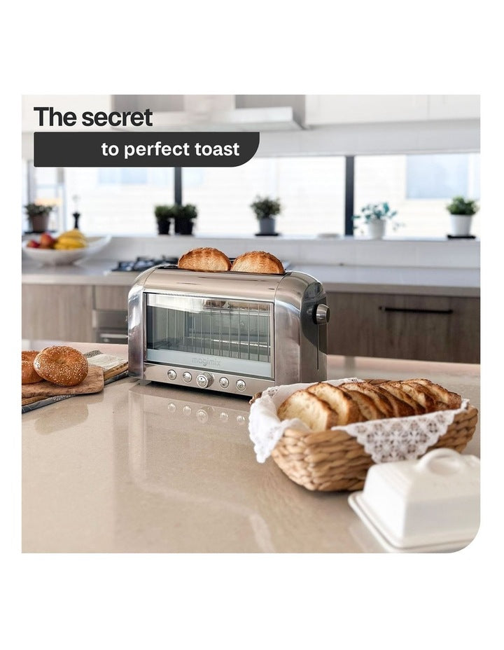 Vision Toaster 11538AU in Matte Chrome