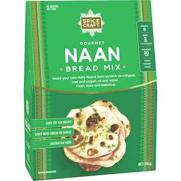 Spicecraft Gourmet Naan Bread Mix 365g