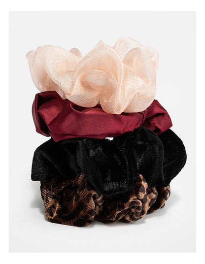 Wishes Fashion Scrunchie Set of 4