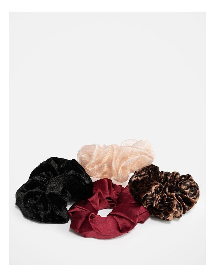 Wishes Fashion Scrunchie Set of 4