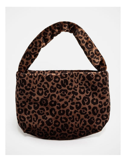 Wishes Leopard Print Shoulder Bag