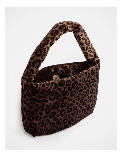 Wishes Leopard Print Shoulder Bag