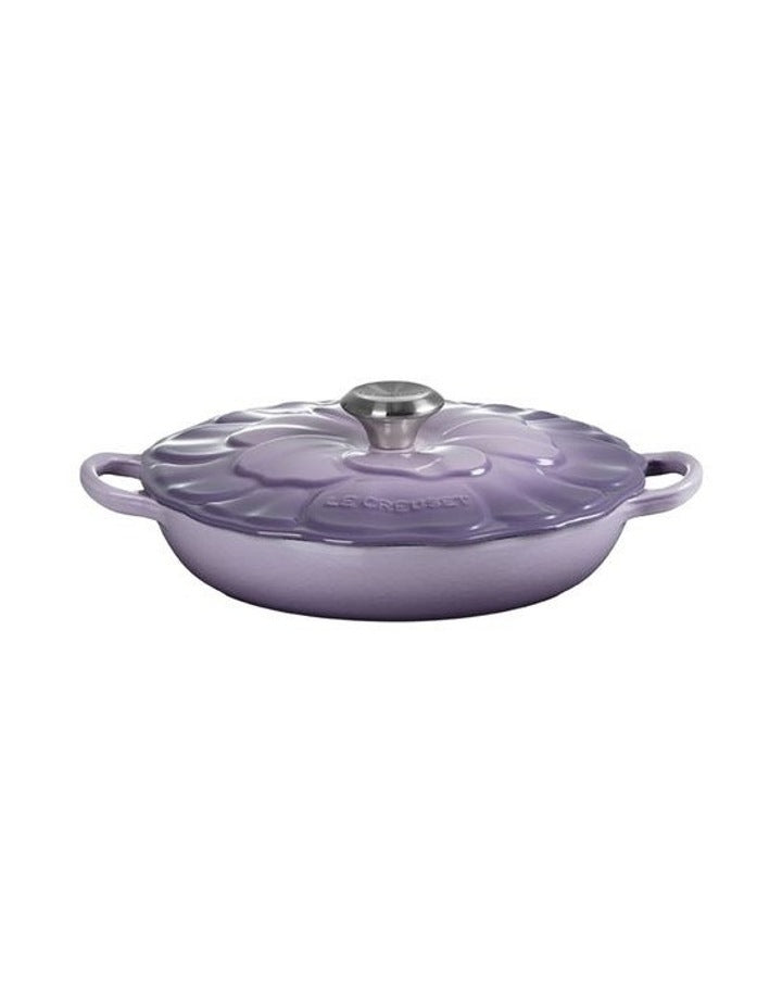 Signature Petal Shallow Casserole 26cm in Bluebell Purple