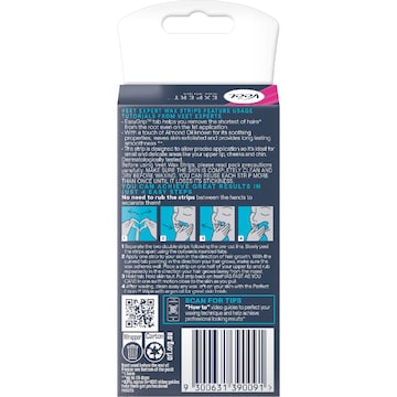 Veet Expert Face Hair Removal For Sensitive Skin Cold Wax Strips 20 pack