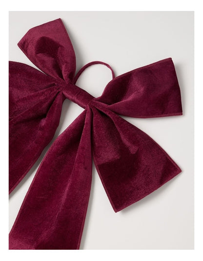 Heirloom Oversized Bow Tree Topper in Red: 165cm