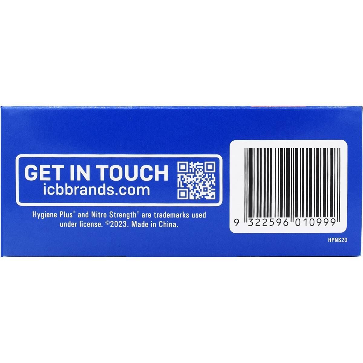 Hygiene Plus Nitro Strength Disposable Gloves 20 Pack
