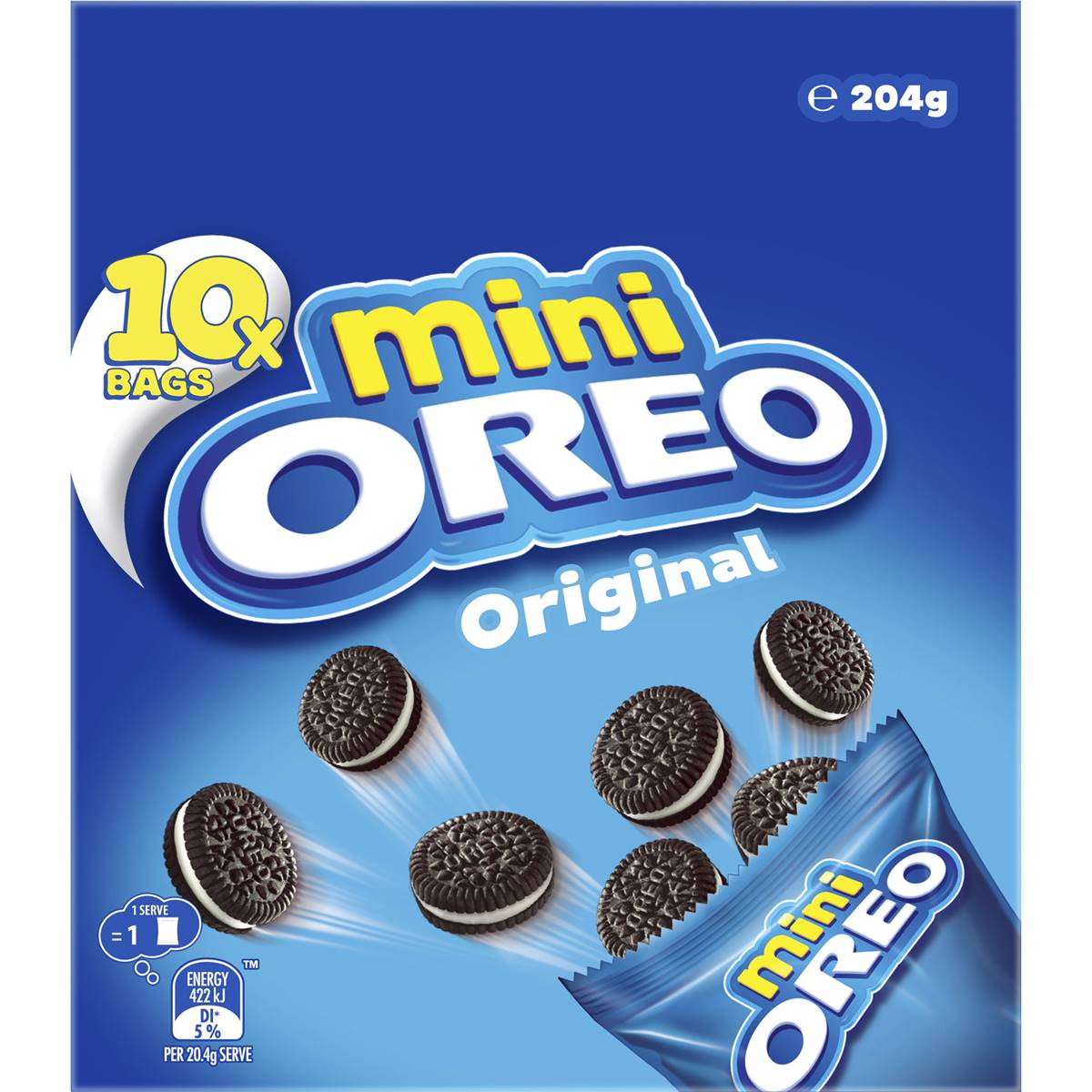 Oreo Mini Original Cookies Multipack 204g