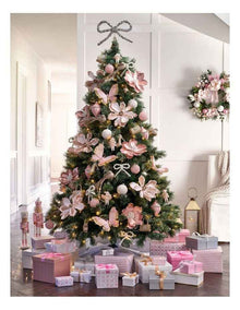 Luxe Fabric Magnolia Pick in Pink: 50cm