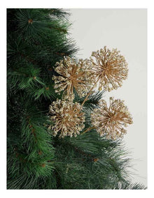 Harvest Glitter Dandelion Pick in Gold: 71cm