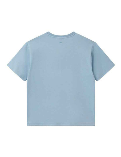 The Indie Newport Tee (8-16 Years) in Mineral Blue