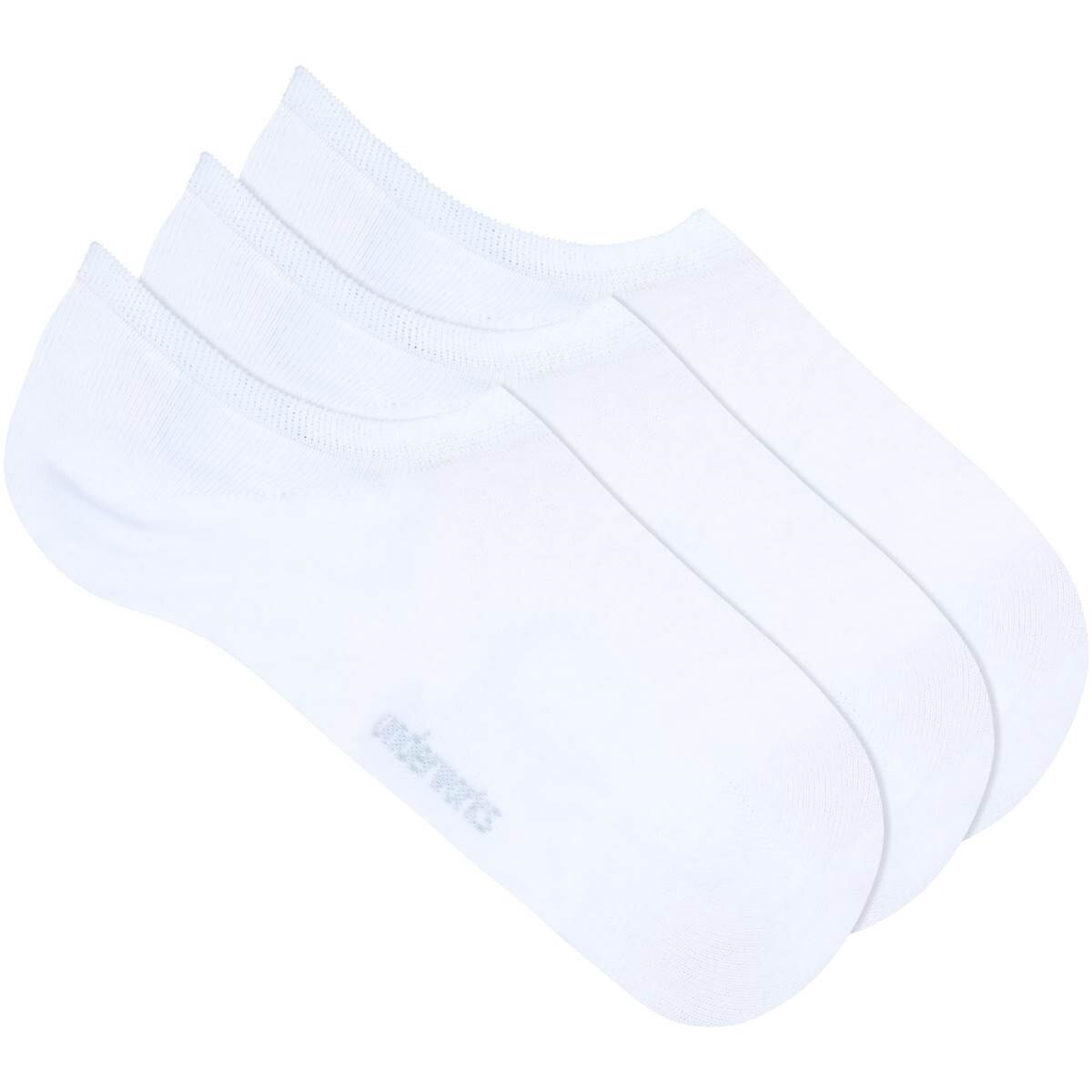 Underworks Ladies No Show Sneaker Socks Size 5-10 White 3 Pack
