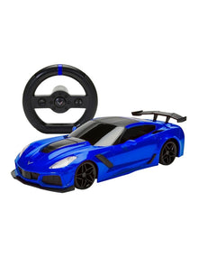 Sharper Image Toy RC Real Drive 1:16 GM Corvette_Blue