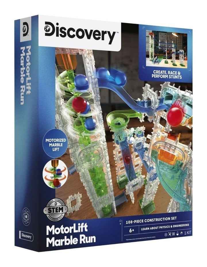 Discovery Toy Marble Run 2.0 Micro Racer Track Building Set