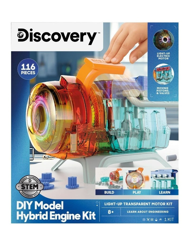 Discovery Kids Model Engine Kit Hybrid V3 116pc