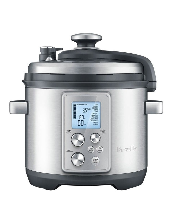 The Fast Slow Pro Pressure Cooker Brushed Stainless Steel BPR700BSS
