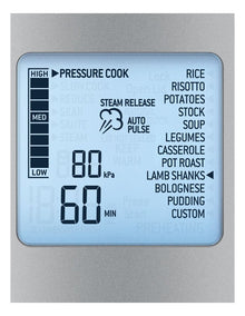 The Fast Slow Pro Pressure Cooker Brushed Stainless Steel BPR700BSS