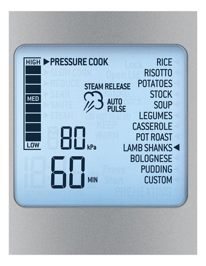 The Fast Slow Pro Pressure Cooker Brushed Stainless Steel BPR700BSS