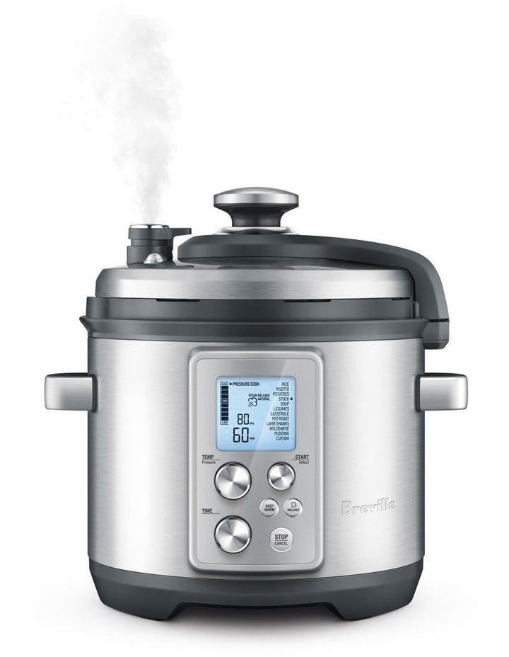 The Fast Slow Pro Pressure Cooker Brushed Stainless Steel BPR700BSS