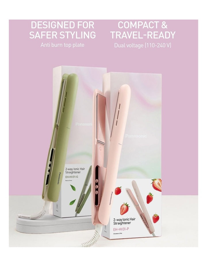 Ionic Hair Straightener EH-HV31-P541 in Pink