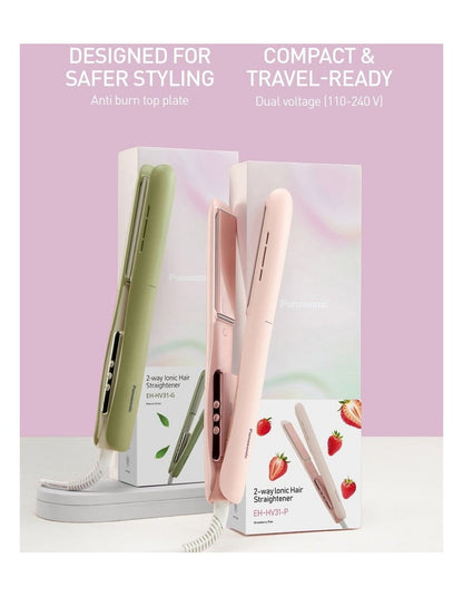 Ionic Hair Straightener EH-HV31-P541 in Pink