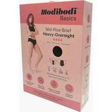 Modibodi Mid Rise Period Underwear Heavy - Overnight Size 10 each