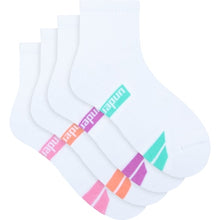 Underworks Sport Quarter Crew Womans Socks Size 5-8 4 pack