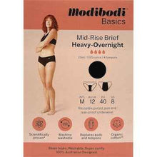 Modibodi Mid Rise Period Underwear Heavy - Overnight Size 12 each