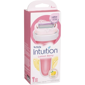 Schick Intuition Lemon Berry Razor & 2 Cartridge Set each