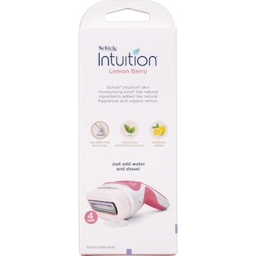 Schick Intuition Lemon Berry Razor & 2 Cartridge Set each