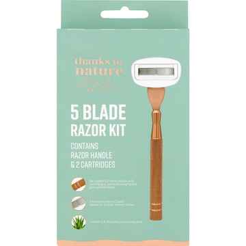 Thanks To Nature 5 Blade Razor & 2 Cartridge Set each