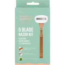 Thanks To Nature 5 Blade Razor & 2 Cartridge Set each