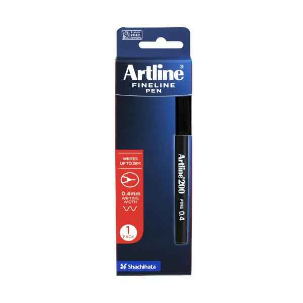 200 Fineline Black Pen