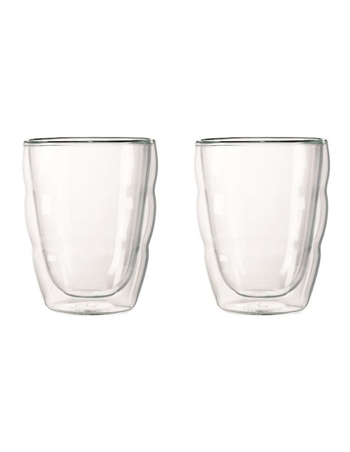 Pilatus Double Wall Glass 6 Pieces Small 0.25L/8oz in Clear