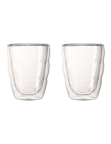 Pilatus Double Wall Glass 6 Pieces Small 0.25L/8oz in Clear