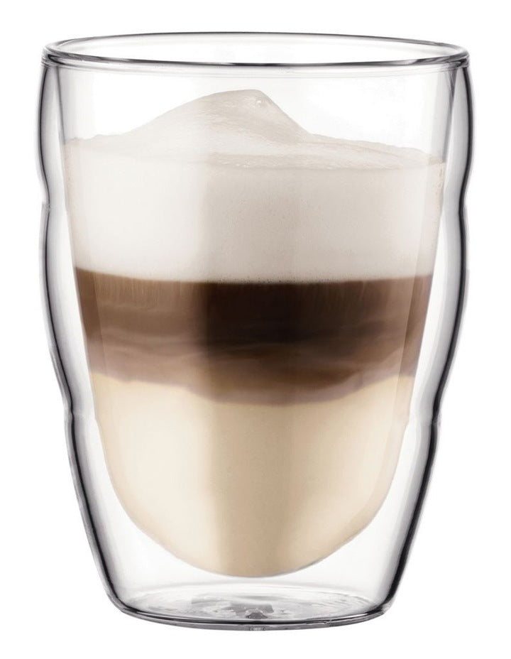 Pilatus Double Wall Glass 6 Pieces Small 0.25L/8oz in Clear