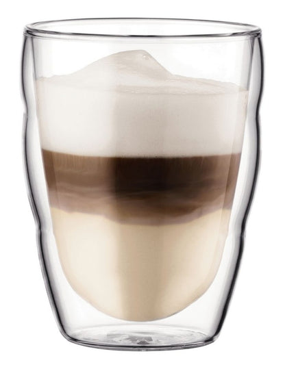 Pilatus Double Wall Glass 6 Pieces Small 0.25L/8oz in Clear