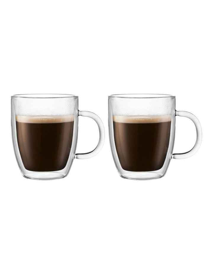 Bistro Double Wall 6 Pieces Mug 0.3L/10oz in Clear