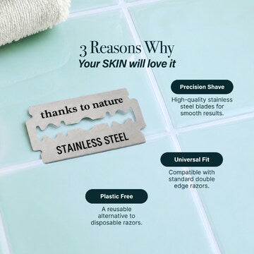 Thanks To Nature Double Edge Razor Blades 10 pack