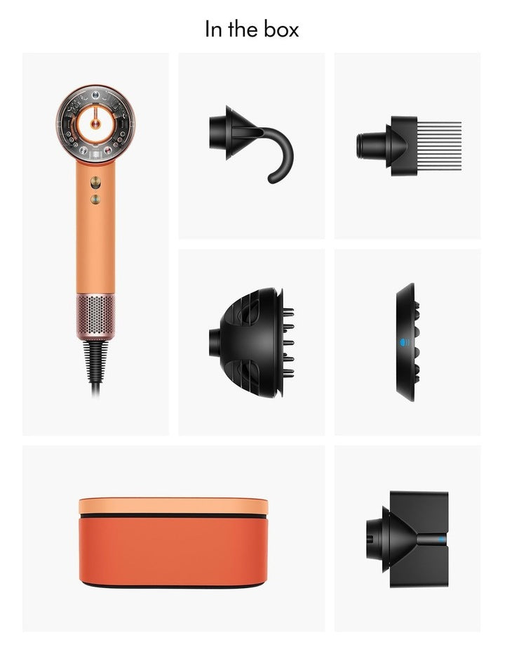 Supersonic Nural Intelligent Hair Dryer in Ceramic Apricot/Topaz